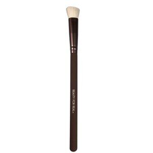 Beauty For Real Concealer Brush Bristles & Brown Handle Professional Makeup new